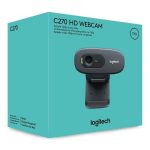Logitech C270 HD Webcam - HD Video Calling From Any PC - Image 2