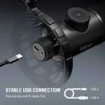 FIFINE K658 USB Dynamic Cardioid Podcast Microphone With A Live Monitoring, Gain Control, Mute Button - Image 4