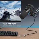 FIFINE K658 USB Dynamic Cardioid Podcast Microphone With A Live Monitoring, Gain Control, Mute Button - Image 10